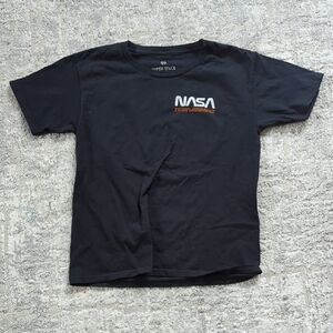Hyper Space NASA Black Logo Tee Size Medium